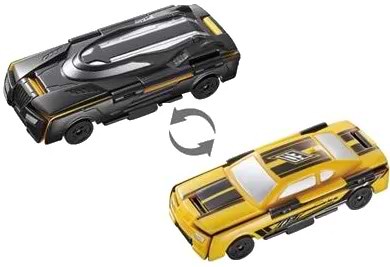 Машинка-трансформер Flip Cars Чорний спорткар і Класичний спорткар (EU463875B-04)