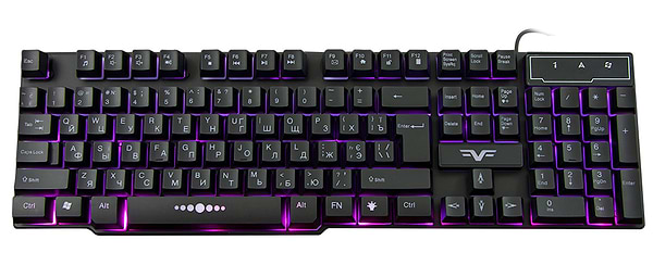 Фото - Клавіатура дротова Frime Firefly II Black USB (FLK19110)
