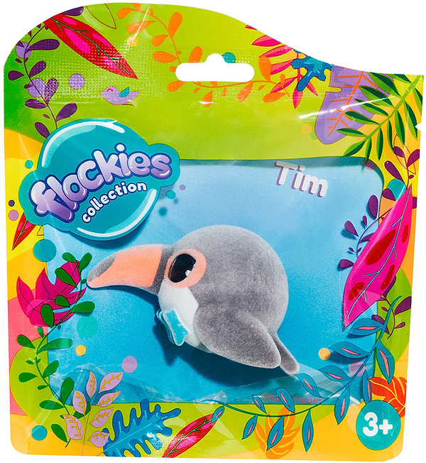 Фото - Коллекционная фигурка Flockies ТУКАН ТИМ (FLO0109)