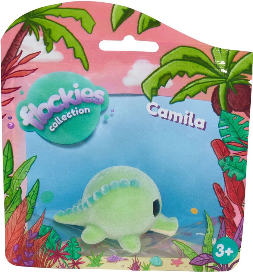 Фото - Коллекционная фигурка Flockies КРОКОДИЛИЦА КАМИЛА (FLO0411)