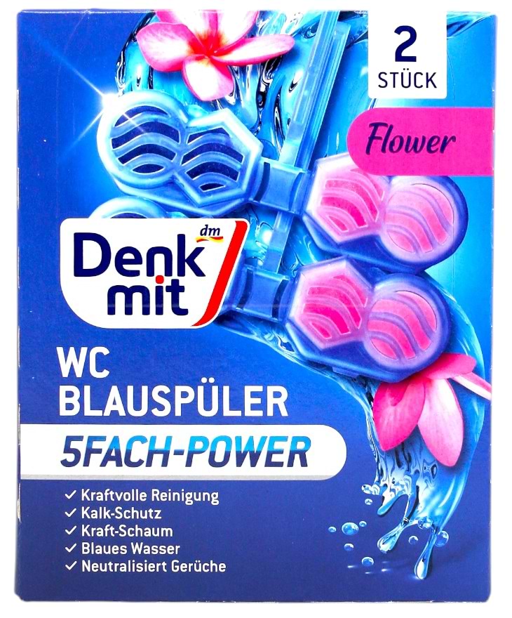 Туалетний блок Denkmit Flower 2 шт. (DWCBFl2) - Фото 1