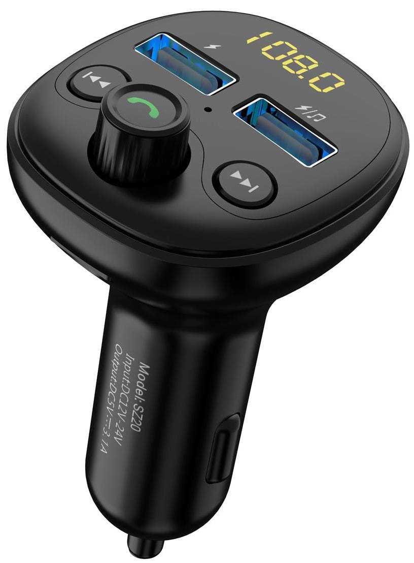 FM модулятор SkyDolphin SZ20 Black (SDFMT-000027)