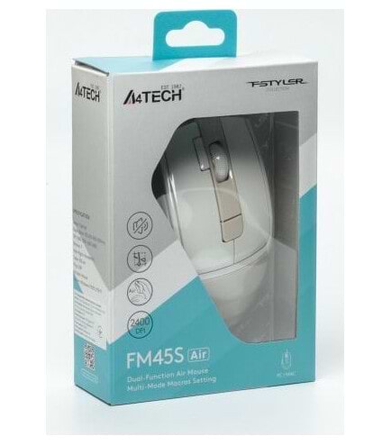 Фото - Мышь проводная A4tech Fstyler FM45S Air Cream Beige