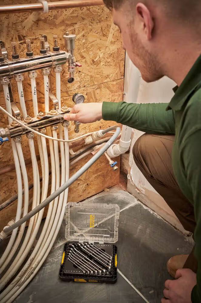 Фото - Набор комбинированных ключей Stanley 12 шт. (FMMT98104-0)