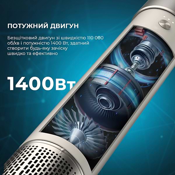 Фото - Уцінка - Стайлер Cecotec Bamba CeramicCare AirGlam Champagne (CCTC-03465)