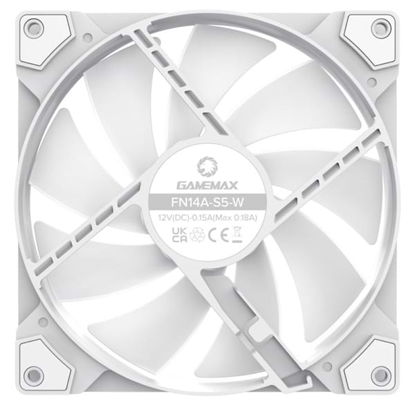 Фото - Корпусный вентилятор Gamemax FN14A-S5-W