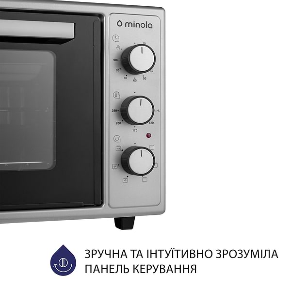 Фото - Уценка - Печь электрическая Minola FOET 4815 GR