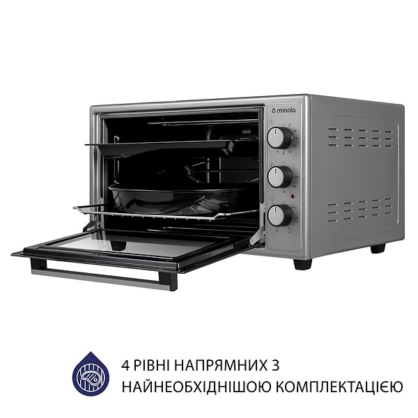 Фото - Уценка - Печь электрическая Minola FOET 4815 GR