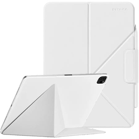 Чехол для планшета Pitaka MagEZ Case Folio 2 White for iPad Pro 12.9" (6th/5th Gen) (FOL2304) - Фото 1