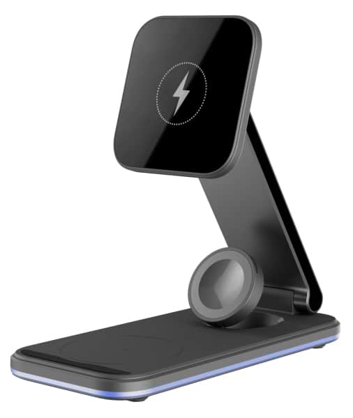 Купити Бездротовий зарядний пристрій Proove Energy Fold 3 in 1 Black (WSEF15010001) - Фото 1 Бездротовий зарядний пристрій Proove Energy Fold 3 in 1 Black (WSEF15010001) - Фото 1