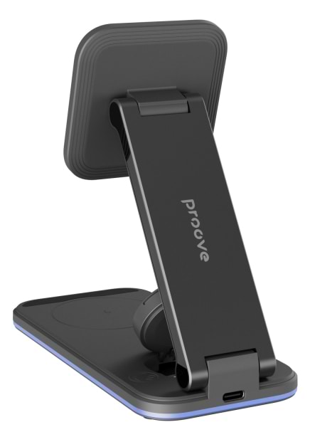 Фото - Бездротовий зарядний пристрій Proove Energy Fold 3 in 1 Black (WSEF15010001)