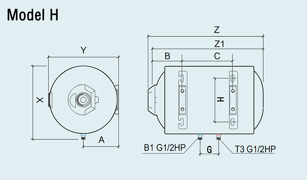 Фото - Водонагрівач Quartz Thermal Technology Font 100 H