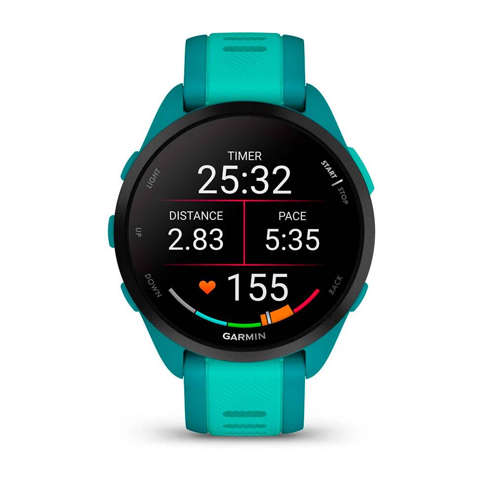 Фото - Смарт-годинник Garmin Forerunner 165 Music Turquoise/Aqua (010-02863-32)