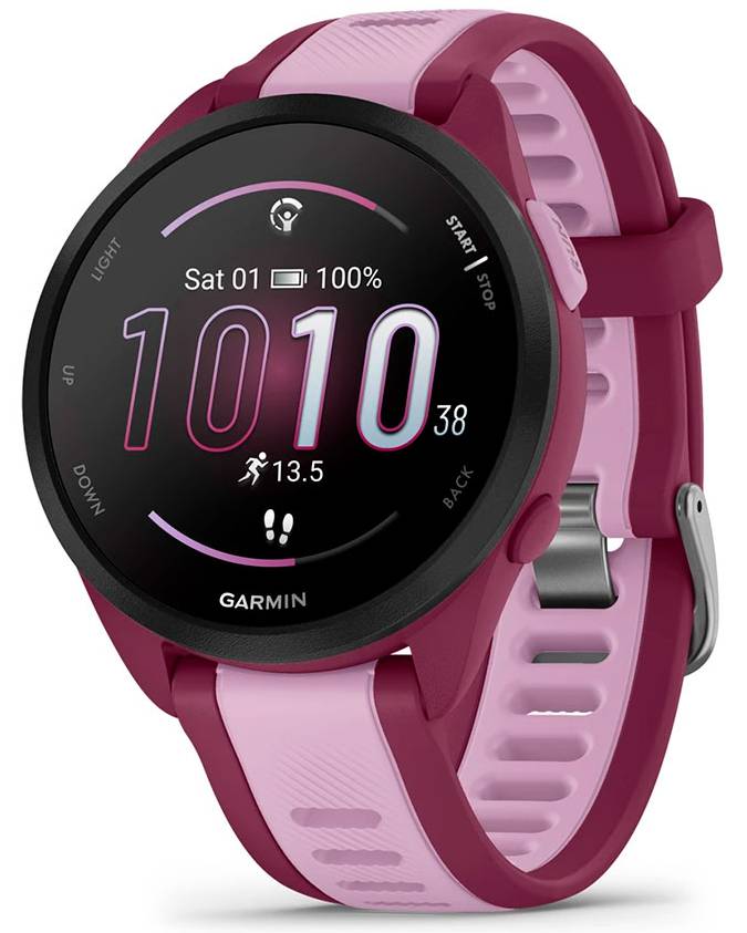 Фото - Смарт-годинник Garmin Forerunner 165 Music Berry/Lilac (010-02863-33)