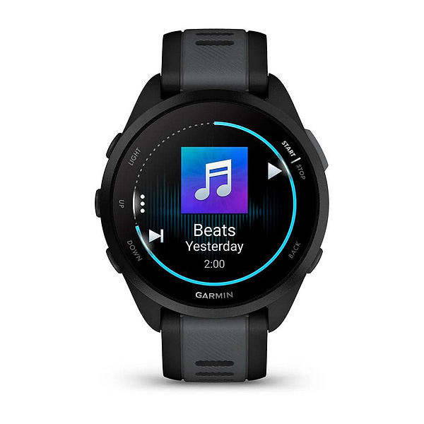 Фото - Смарт-годинник Garmin Forerunner 165 Music Black/Slate Grey (010-02863-30)