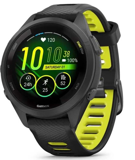 Смарт-годинник Garmin Forerunner 265S Black (010-02810-13) - Фото 1