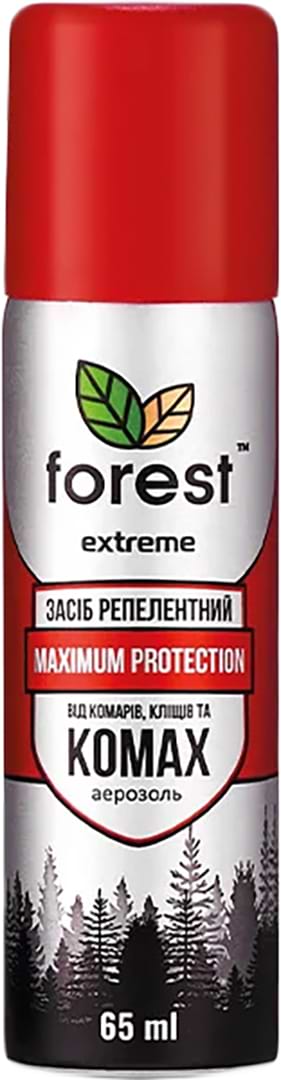 Фото - Спрей от насекомых Forest репеллент Extreme от всех летающих и ползающих насекомых 65 мл (FR00495)
