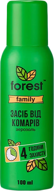 Фото - Спрей от насекомых Forest репеллент Family от комаров 100 мл (FR00273)