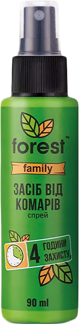 Фото - Спрей от насекомых Forest репеллент Family от комаров 90 мл (FR00747)