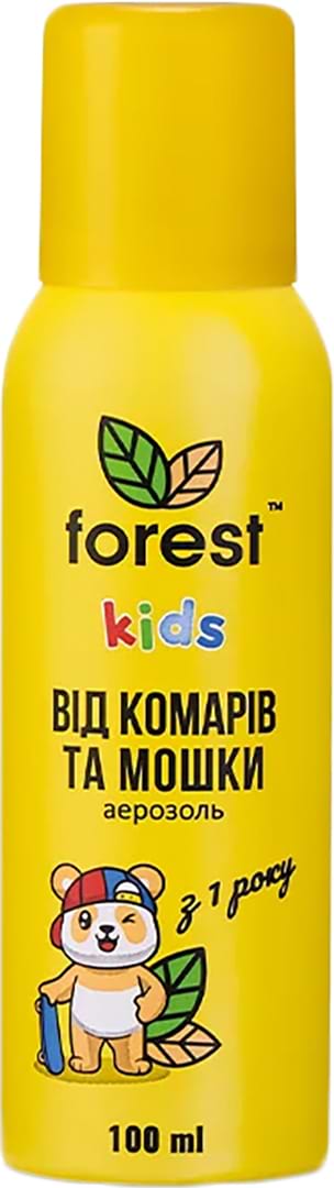 Фото - Спрей от комаров для детей Forest репеллент Kids от мошки 100 мл (FR00266)