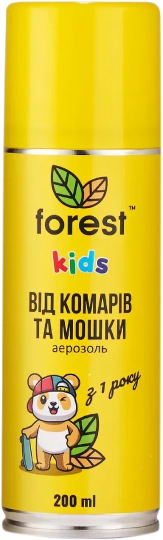 Фото - Спрей от комаров для детей Forest Kids и мошки 200 мл (FR00617)