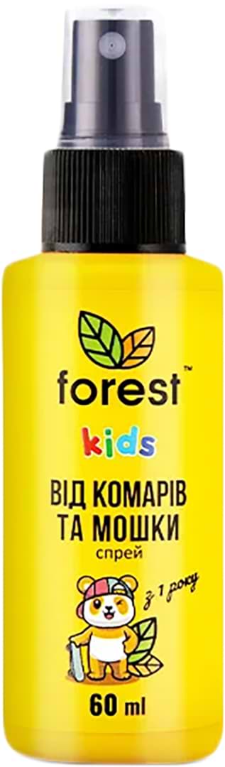 Фото - Спрей від комарів для дітей Forest репелент Kids від мошки 60 мл (FR25262)
