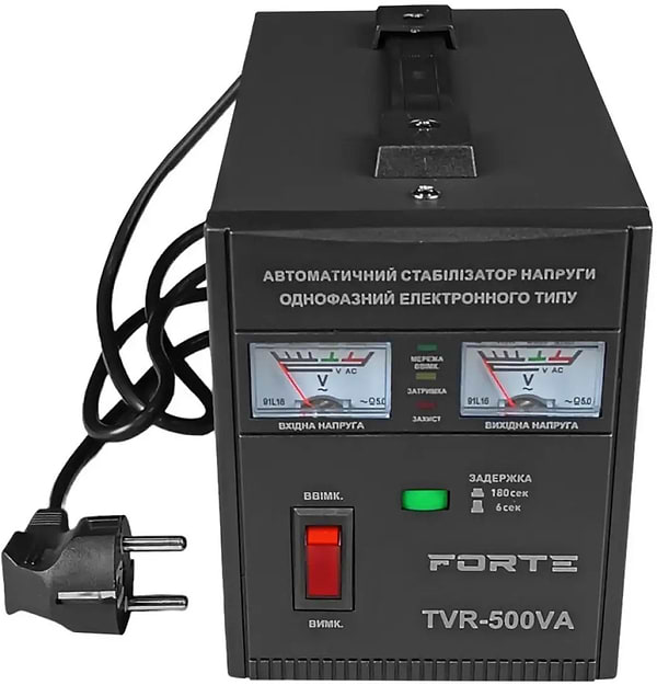 Фото - Стабілізатор напруги Forte TVR-500VA