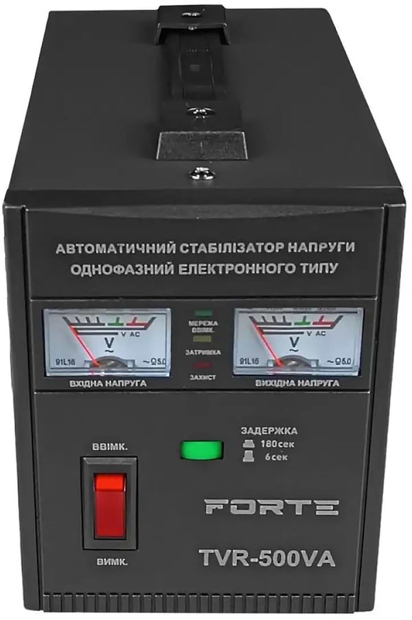 Фото - Стабілізатор напруги Forte TVR-500VA