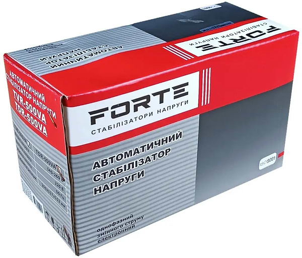 Фото - Стабілізатор напруги Forte TVR-500VA