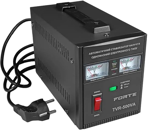 Фото - Стабілізатор напруги Forte TVR-500VA