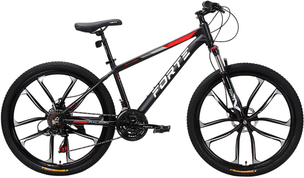 Двухколёсный велосипед Forte FALCON 26.2615-01S Black