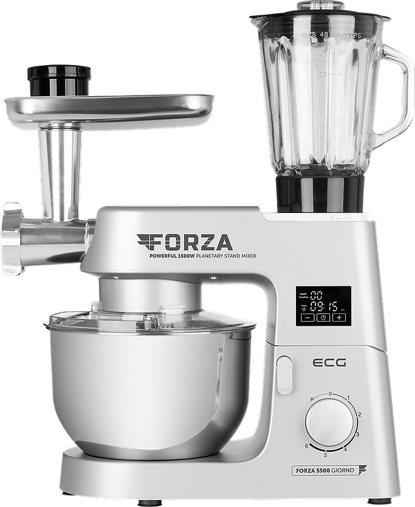 Фото - Кухонный комбайн ECG Forza 5500 Giorno Argento
