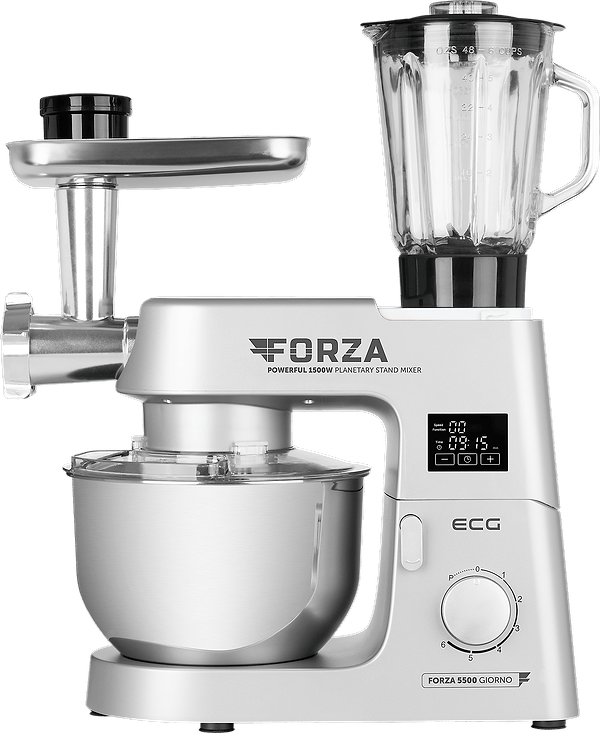 Фото - Кухонный комбайн ECG Forza 5500 Giorno Argento