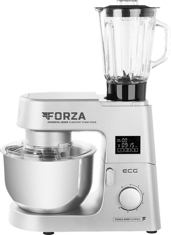Фото - Кухонный комбайн ECG Forza 5500 Giorno Argento