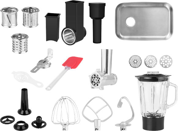 Фото - Кухонный комбайн ECG Forza 5500 Giorno Argento