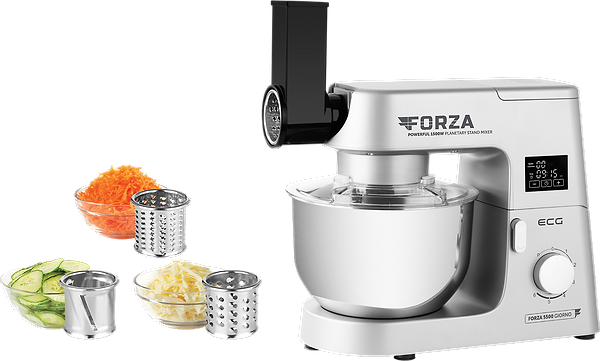 Фото - Кухонный комбайн ECG Forza 5500 Giorno Argento