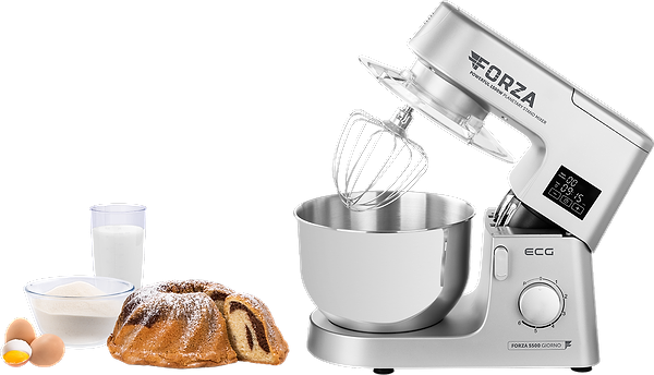 Фото - Кухонный комбайн ECG Forza 5500 Giorno Argento