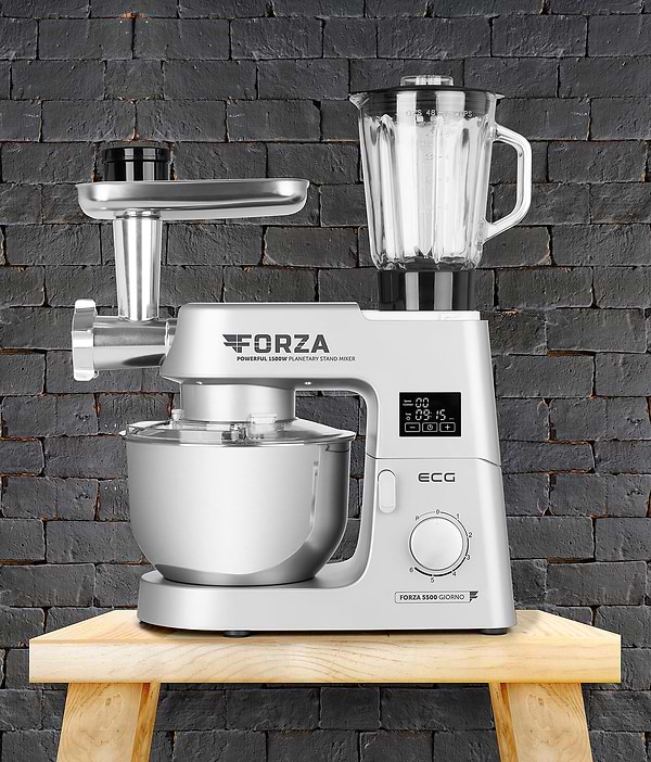 Фото - Кухонный комбайн ECG Forza 5500 Giorno Argento