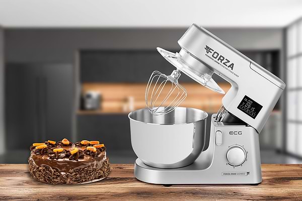 Фото - Кухонный комбайн ECG Forza 5500 Giorno Argento