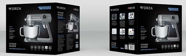 Фото - Кухонный комбайн ECG Forza 6600 Metallo Scuro