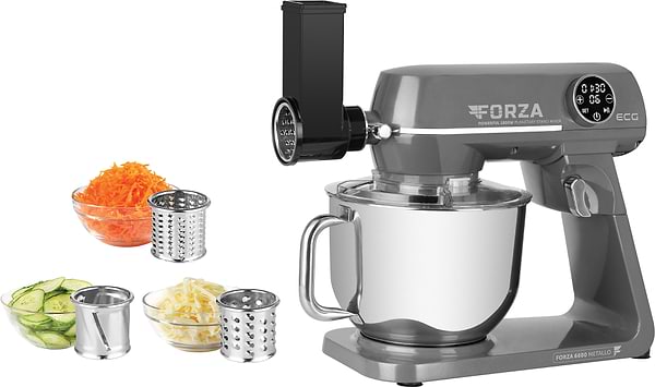Фото - Кухонный комбайн ECG Forza 6600 Metallo Scuro