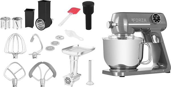 Фото - Кухонный комбайн ECG Forza 6600 Metallo Scuro