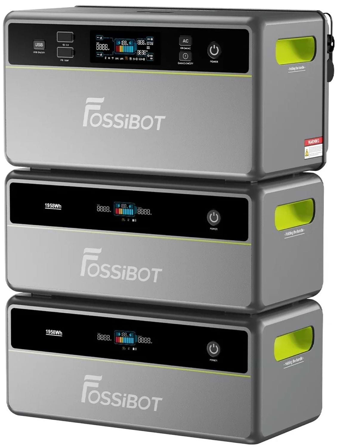 Зарядна станція універсальна FOSSIBOT FBP1200W+2xBattery (1200 Вт,3916 Вт)
