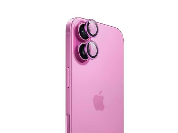 Фото - Защитное стекло для смартфона ILera FocusPro Lens for camera iPhone 16 / 16 Plus Pink (iLFPPn16)