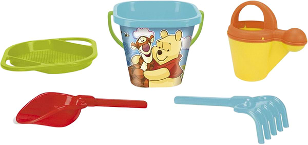 Фото - Набір для гри в пісочниці Wader 5 ел. Вінні Пух Disney (77141)