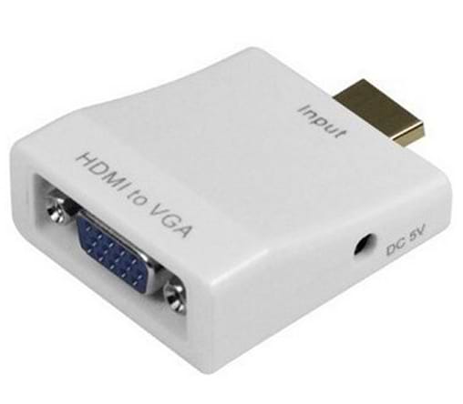 Переходник Fractal design HDMI M - VGA F White RTL (B00230)