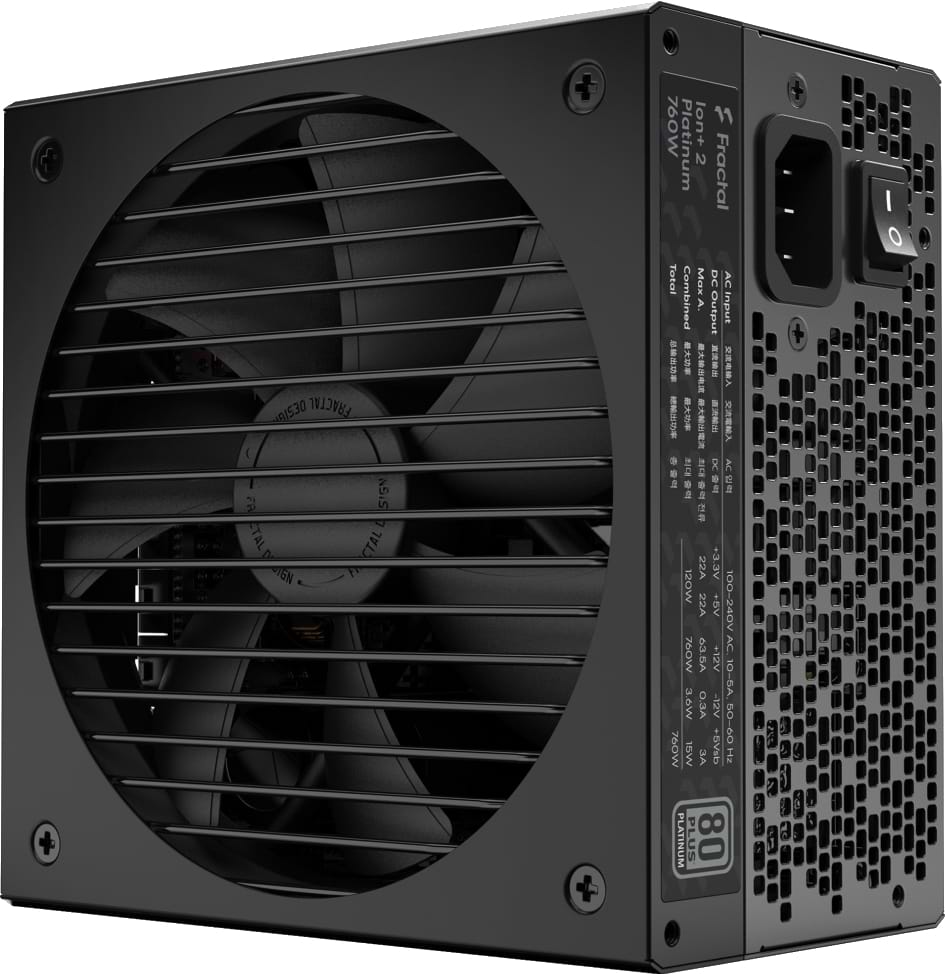 Блок живлення для ПК Fractal design Ion + 2 Platinum 760W (FD-P-IA2P-760-EU)