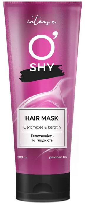 Маска для волосся O'Shy CERAMIDES & KERATIN Intense 200 мл (4820263233986) - Фото 1