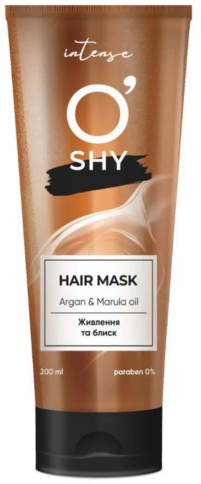 Маска для волосся O'Shy ARGAN & MARULA OIL Intense 200мл (4820263234013) - Фото 1