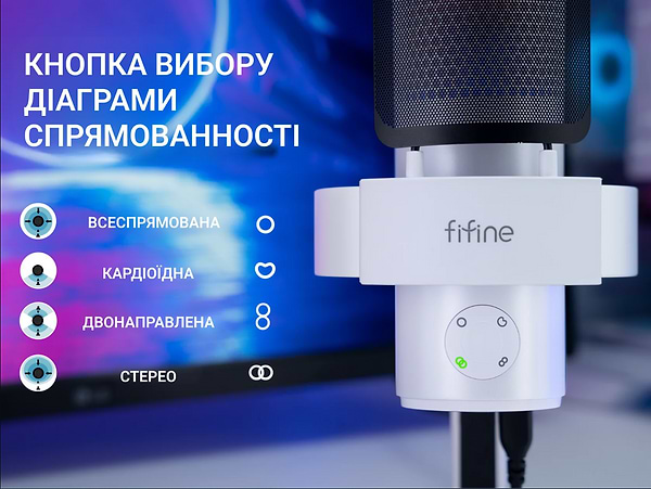 Фото - Мікрофон до комп'ютера Fifine A9W